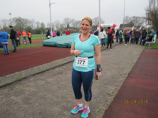 Stephie vor Start zum HM